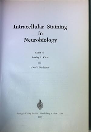 Imagen del vendedor de Intracellular Staining in Neurobiology. a la venta por books4less (Versandantiquariat Petra Gros GmbH & Co. KG)