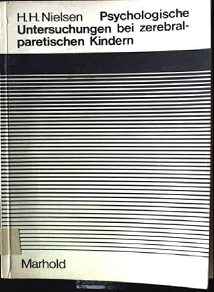 Seller image for Psychologische Untersuchungen bei zerebral-paretischen Kindern for sale by books4less (Versandantiquariat Petra Gros GmbH & Co. KG)