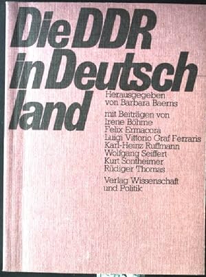 Seller image for Die DDR in Deutschland. for sale by books4less (Versandantiquariat Petra Gros GmbH & Co. KG)