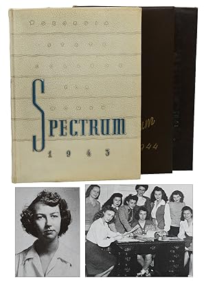 Seller image for Georgia State College for Women, The Spectrum 1943, 1944, & 1945 (Three College Yearbooks) for sale by Burnside Rare Books, ABAA
