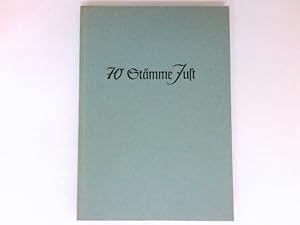 70 Stämme Just : Genealogisches Sammelwerk mit 70 Stammtafeln.