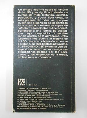 EL FENOMENO LSD CASHMAN, JOHN. TDK190