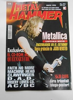 METAL HAMMER Nº 90. REVISTA DE HARD ROCK. METALLICA, FAITH NO MORE, MACHINE HEAD. TDKR18