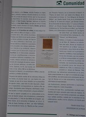 Comunidad de La Rioja. Nº 24. 1992. dialogo con la lengua. ESPECIAL GLOSAS EMILIANENSES. TDKR32