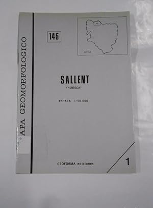 MAPA GEOMORFOLOGICO DE SALLENT. HUESCA. ESCALA 1:50.00. GEOFORMA EDICIONES. TDK137