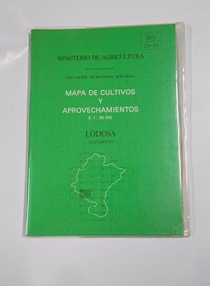 MAPA DE CULTIVOS Y APROVECHAMIENTOS. E. 1: 50.000. LODOSA (NAVARRA). MINISTERIO DE AGRICULTURA TDKP9