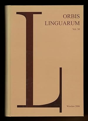 Orbis Linguarum, Vol. 30