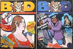 Imagen del vendedor de B.D. L'HEBDO QUI BARLE DU DEZ - N 51, 52, 53, 54, 55. a la venta por Jean-Paul TIVILLIER