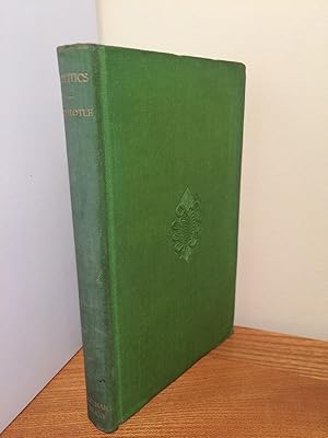 Seller image for The Politics of Aristotle; Or, a treatise on government (Everyman's Library) for sale by Quair Books PBFA