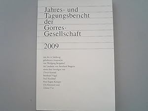 Bild des Verkufers fr Jahres- und Tagungsbericht der Grres-Gesellschaft 2009. zum Verkauf von Antiquariat Bookfarm