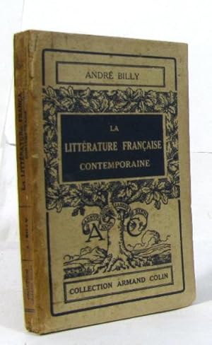 Seller image for La littrature franaise contemporaine for sale by crealivres