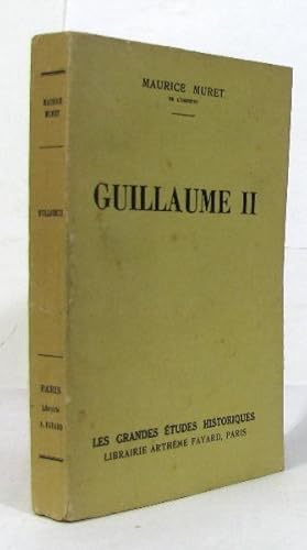 Seller image for Guillaume II for sale by crealivres