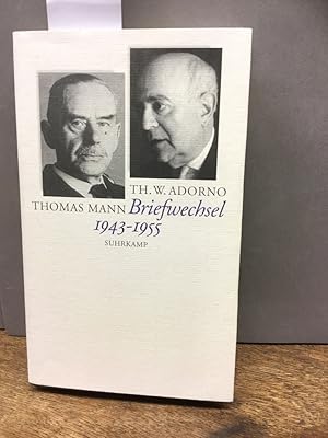 Bild des Verkufers fr Briefe und Briefwechsel. Theodor W. Adorno - Thomas Mann. Briefwechsel 1943-1955. zum Verkauf von Kepler-Buchversand Huong Bach