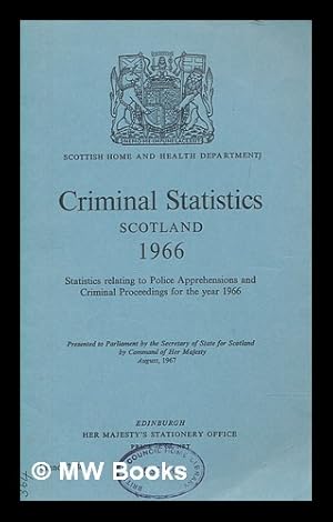 Seller image for Criminal statistics, Scotland, 1966 : statistics relating to crime and criminal proceedings . / Scottish Home and Health Department for sale by MW Books Ltd.