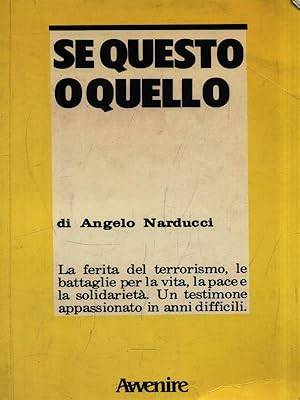 Seller image for Se questo o quello for sale by Librodifaccia