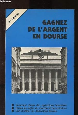 Seller image for Gagnez de l'argent en bourse for sale by Le-Livre