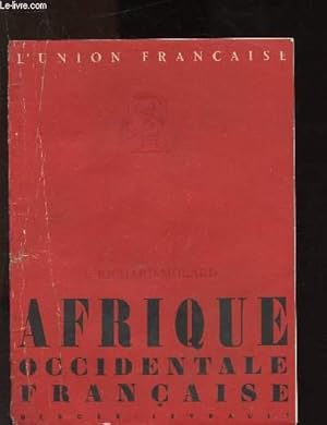 Seller image for Afrique occidentale franaise for sale by Le-Livre