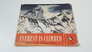 Immagine del venditore per Everest is climbed (Puffin picture books series;no.100) venduto da The Swift Bookstore