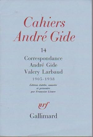 Image du vendeur pour Cahiers Andr Gide n 14 : Correspondance Andr Gide - Valery Larbaud, 1905 - 1938, mis en vente par L'Odeur du Book