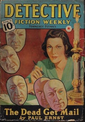 Imagen del vendedor de DETECTIVE FICTION Weekly (Formerly FLYNN'S): April, Apr. 9, 1938 a la venta por Books from the Crypt