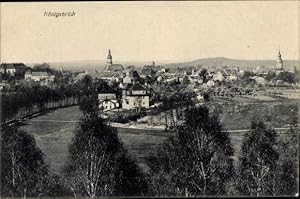 Bild des Verkufers fr Ansichtskarte / Postkarte Knigsbrck in der Oberlausitz, Panoramablick auf die Stadt zum Verkauf von akpool GmbH