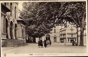 Bild des Verkufers fr Ansichtskarte / Postkarte Puigcerda Katalonien, Plaza Barcelona zum Verkauf von akpool GmbH