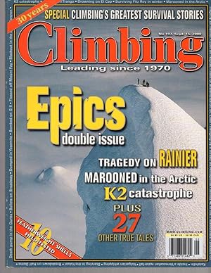 Immagine del venditore per Climbing [Magazine] No. 197; September 15, 2000 venduto da Clausen Books, RMABA