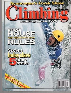 Immagine del venditore per Climbing [Magazine] No. 209; February 1, 2002 venduto da Clausen Books, RMABA