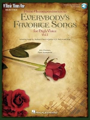 Bild des Verkufers fr Everybody's favorite Songs vol.1 (+CD)for high voice and piano : Music minus one zum Verkauf von AHA-BUCH GmbH