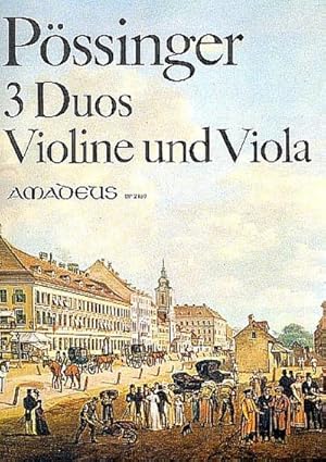 Bild des Verkufers fr 3 Duos op.4fr Violine und Viola zum Verkauf von AHA-BUCH GmbH