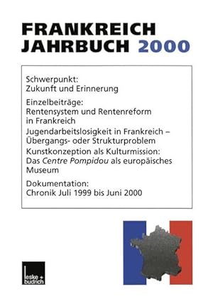 Seller image for Frankreich Jahrbuch, 2000 for sale by NEPO UG
