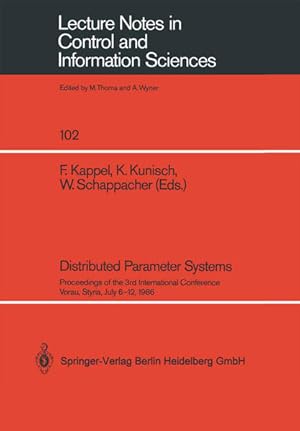 Seller image for Distributed Parameter Systems: Proceedings of the 3rd International Conference Vorau, Styria, July 6 - 12, 1986 for sale by NEPO UG