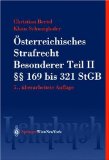 Bild des Verkufers fr sterreichisches Strafrecht. - Wien : Springer Besonderer Teil. zum Verkauf von NEPO UG