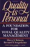 Bild des Verkufers fr Quality Is Personal: A Foundation For Total Quality Management zum Verkauf von NEPO UG