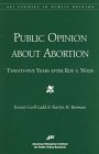 Seller image for Public Opinion about Abortion: Twenty-Five Years After Roe V. Wade (AEI and the Roper Center Studies in Public Opinion) for sale by NEPO UG