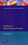 Bild des Verkufers fr Dictionary of Accounting and Finance zum Verkauf von NEPO UG
