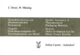 Seller image for Fehlerbewertungsliste fr Verschlusssysteme aus Metall for sale by NEPO UG