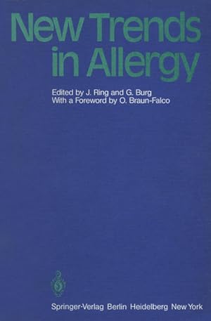 Imagen del vendedor de New Trends in Allergy a la venta por NEPO UG