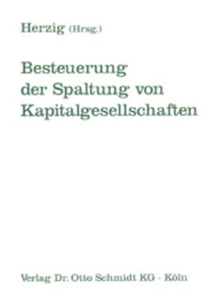 Imagen del vendedor de Besteuerung der Spaltung von Kapitalgesellschaften a la venta por NEPO UG