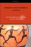 Imagen del vendedor de Managing Human Resources in Europe: A Thematic Approach (Routledge Global Human Resource Management) a la venta por NEPO UG