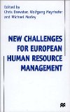 Bild des Verkufers fr New Challenges for European Human Resource Management zum Verkauf von NEPO UG