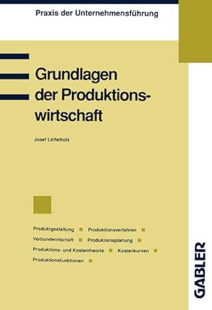 Seller image for Grundlagen der Produktionswirtschaft for sale by NEPO UG