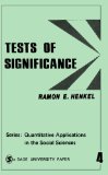 Imagen del vendedor de Tests of Significance 4 (Quantitative Applications in the Social Sciences) a la venta por NEPO UG