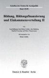 Immagine del venditore per Bildung, Bildungsfinanzierung und Einkommensverteilung 2: II venduto da NEPO UG