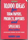 Image du vendeur pour 10,000 Ideas for Term Papers, Projects and Reports mis en vente par NEPO UG