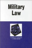 Bild des Verkufers fr Military Law in a Nutshell (In a Nutshell (West Publishing)) zum Verkauf von NEPO UG