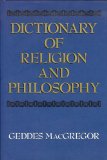 Bild des Verkufers fr Dictionary of Religion and Philosophy zum Verkauf von NEPO UG