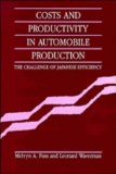 Imagen del vendedor de Costs and Productivity in Automobile Production: The Challenge of Japanese Efficiency a la venta por NEPO UG