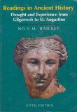 Bild des Verkufers fr Readings in Ancient History: Thought and Experience from Gilgamesh to St. Augustine: zum Verkauf von NEPO UG