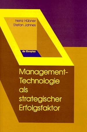 Seller image for Management-Technologie als strategischer Erfolgsfaktor for sale by NEPO UG